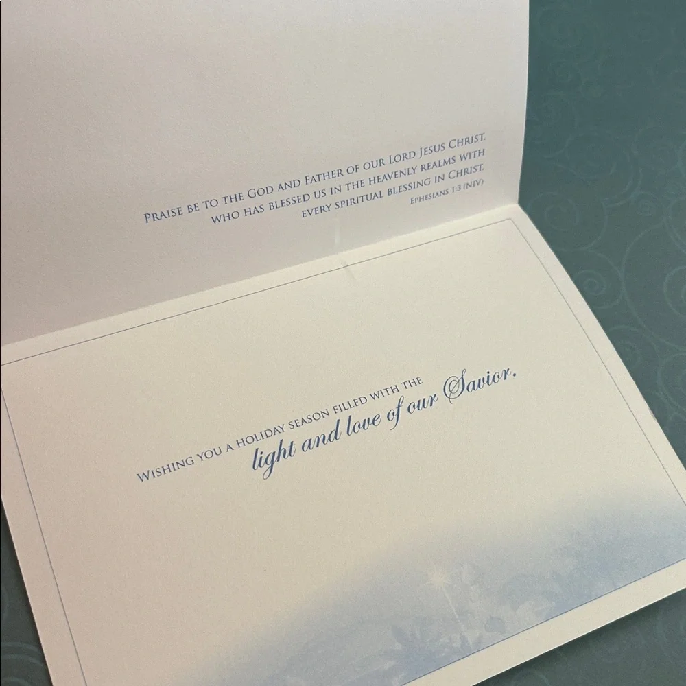 8 Christmas Greeting Cards (no envelopes included)